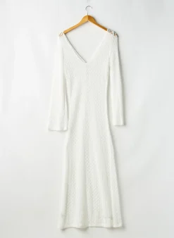 Robe De Plage Sans Marque Blanc
