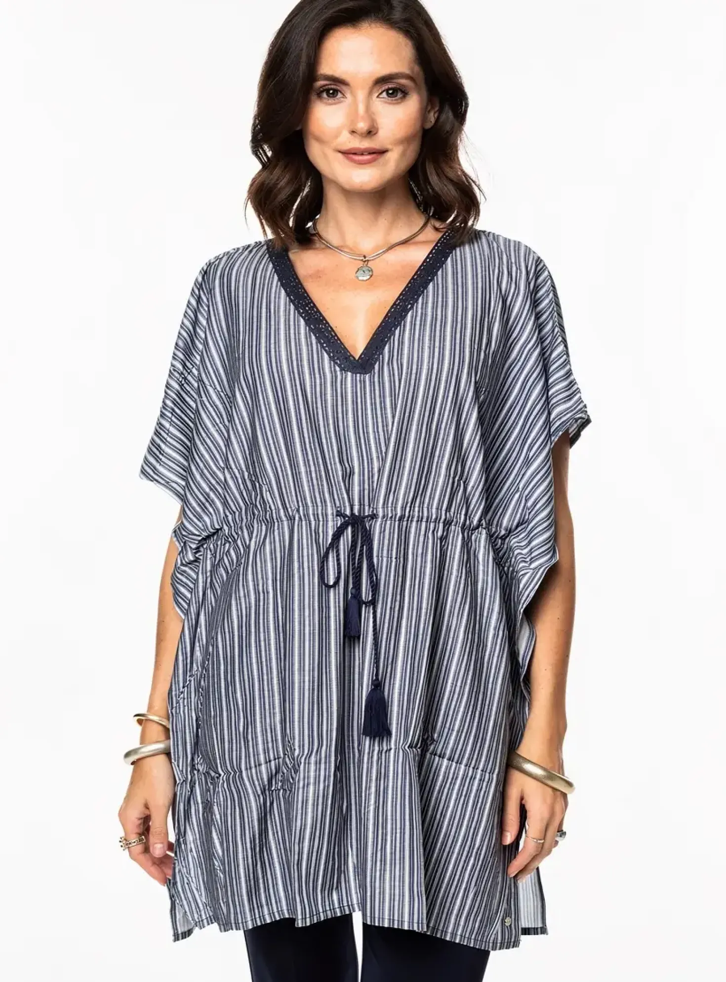 Robe De Plage Sheego Bleu