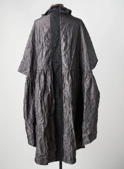 Robe Longue Amma Gris Manches Courtes