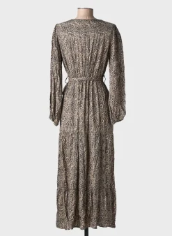 Robe Longue Grace & Mila Noir Manches Longues