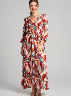 Robe Longue Grace & Mila Rose Manches Longues
