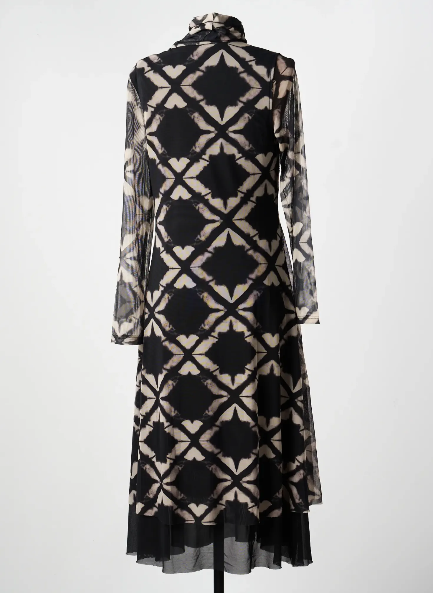 Robe Longue Kozan Noir Manches Longues