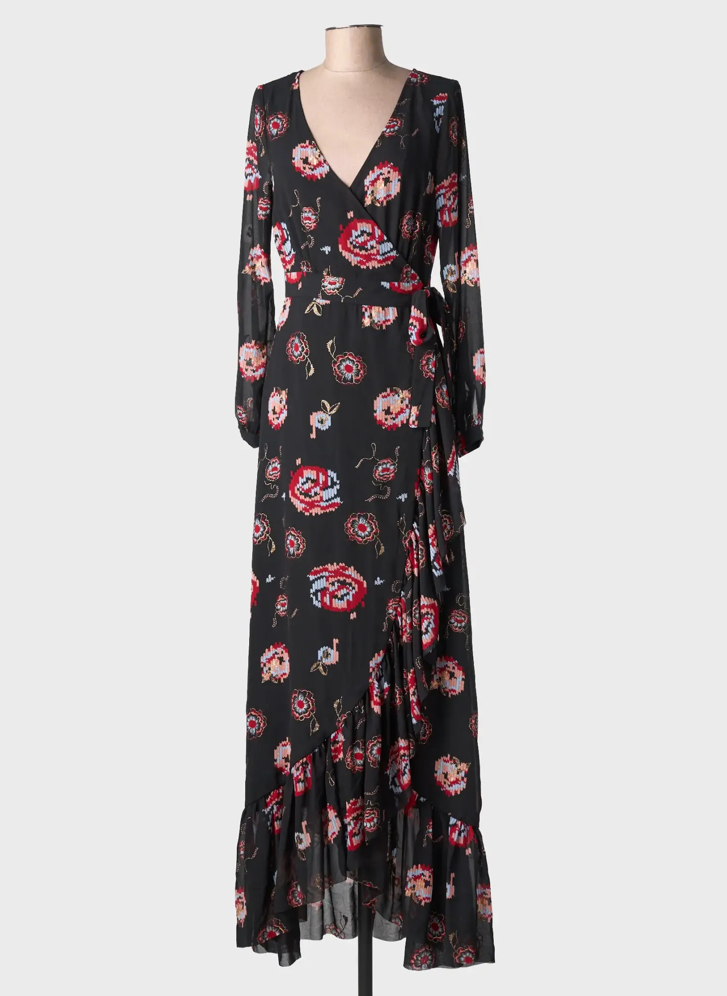 Robe Longue Lpb Les Petites Bombes Noir Manches Longues