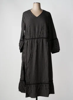 Robe Longue Sheego Noir Manches Longues