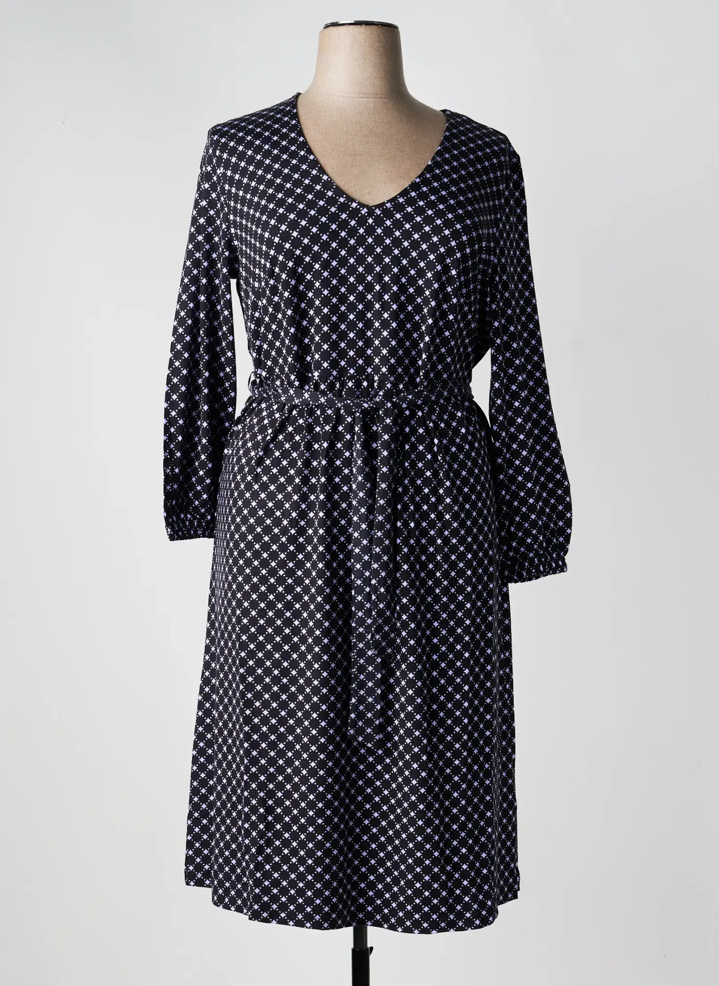 Robe Longue Sheego Noir Manches Longues
