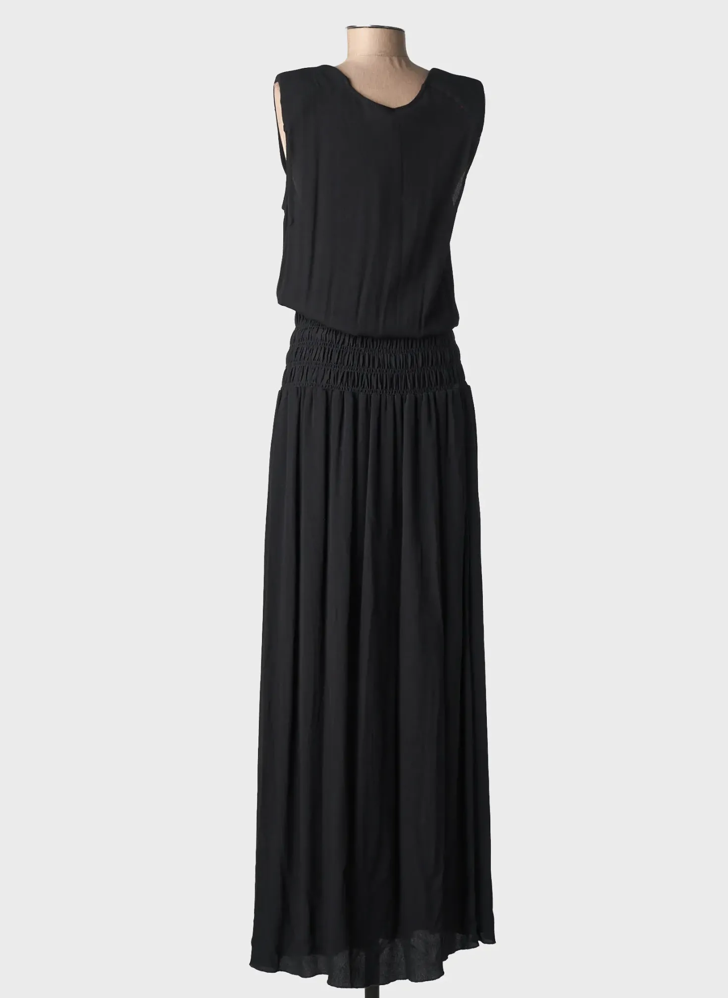Robe Longue Silvian Heach Noir Manches Courtes