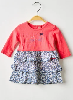 Robe Mi-longue Absorba Rose Manches Longues
