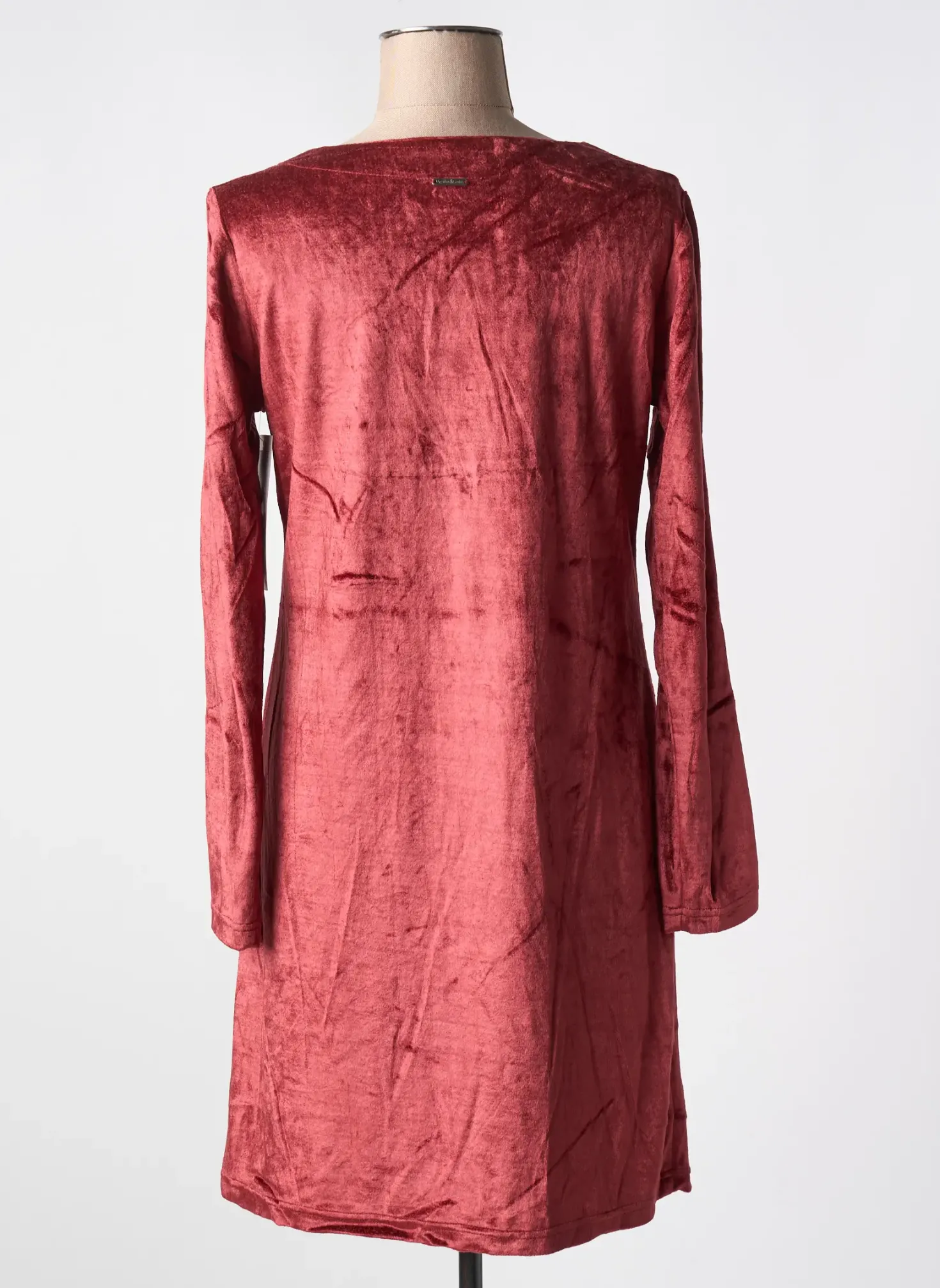Robe Mi-longue Agathe & Louise Rouge Manches Longues