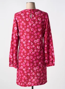 Robe Mi-longue Agathe & Louise Rose Manches Longues