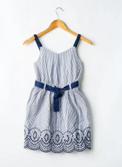 Robe Mi-longue Boboli Bleu Fines Bretelles
