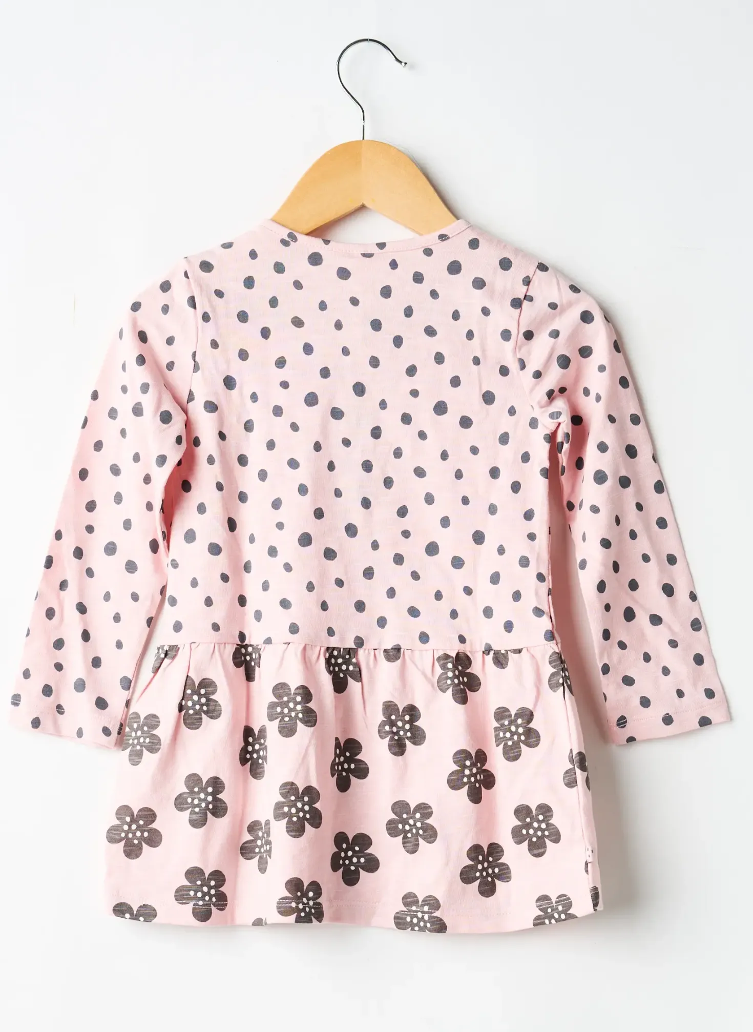 Robe Mi-longue Boboli Rose Manches Longues