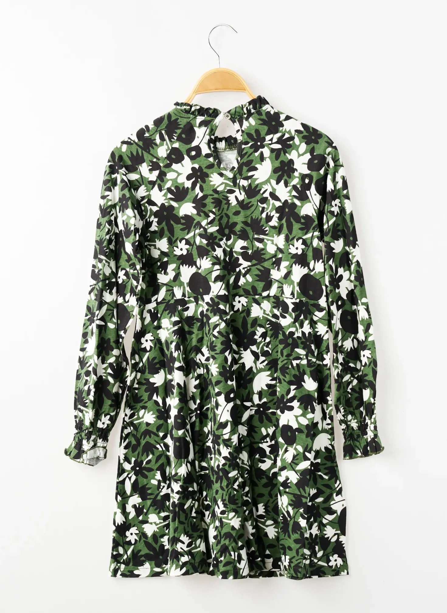 Robe Mi-longue Boboli Vert Manches Longues