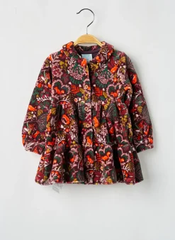 Robe Mi-longue Boboli Violet Manches Longues