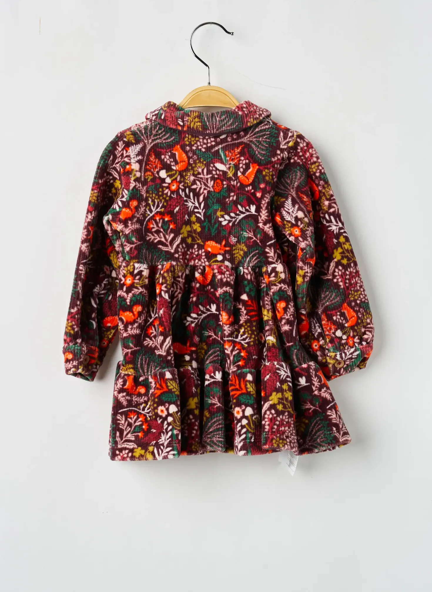 Robe Mi-longue Boboli Violet Manches Longues