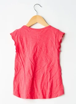 Robe Mi-longue Bulle De Bb Rose Manches Courtes