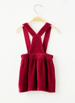 Robe Mi-longue Elle Est Ou La Mer Rose Fines Bretelles