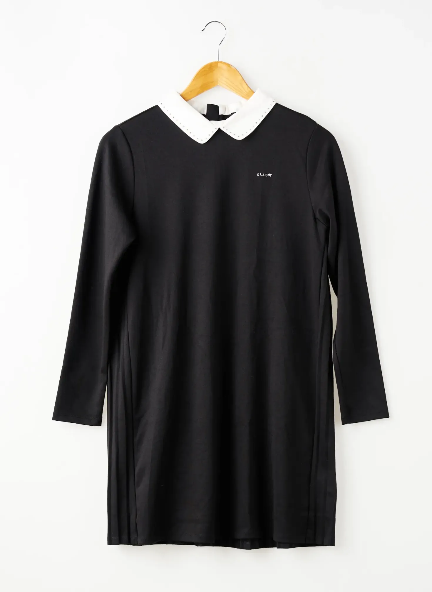 Robe Mi-longue Ikks Noir Manches Longues