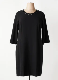 Robe Mi-longue Impulsion Noir Manches Longues