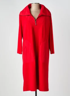 Robe Mi-longue Joseph Ribkoff Rouge Manches Longues