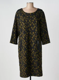 Robe Mi-longue Joseph Ribkoff Vert Manches Longues