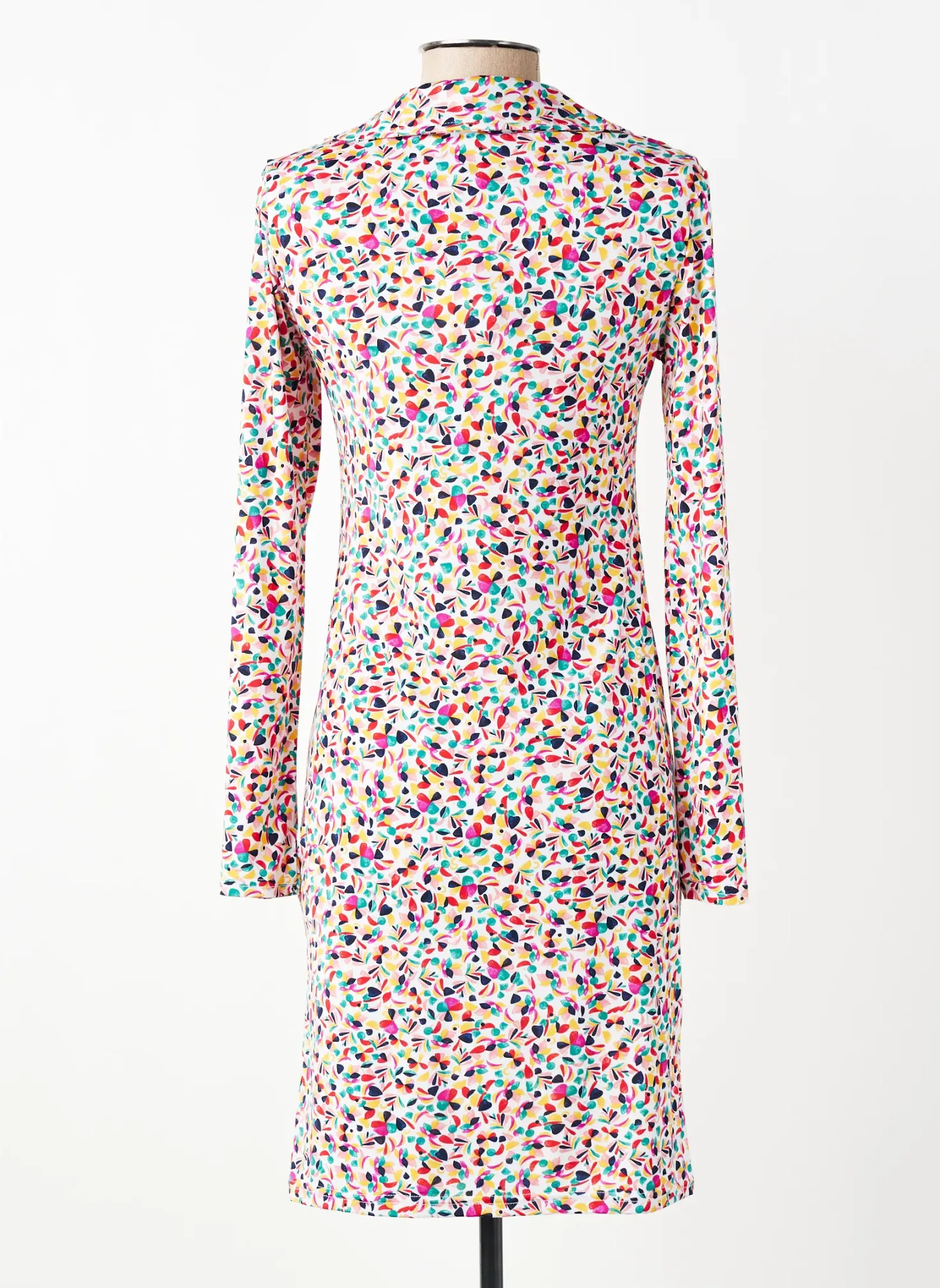 Robe Mi-longue Joy's Paris Blanc Manches Longues