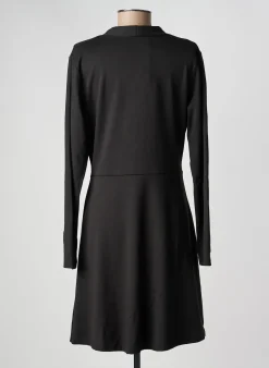 Robe Mi-longue La Fee Maraboutee Noir Manches Longues