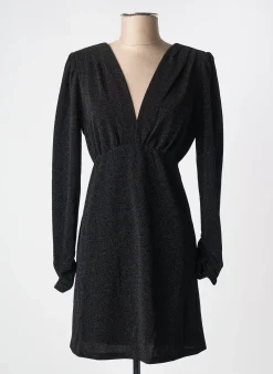 Robe Mi-longue La Petite Etoile Noir Manches Longues