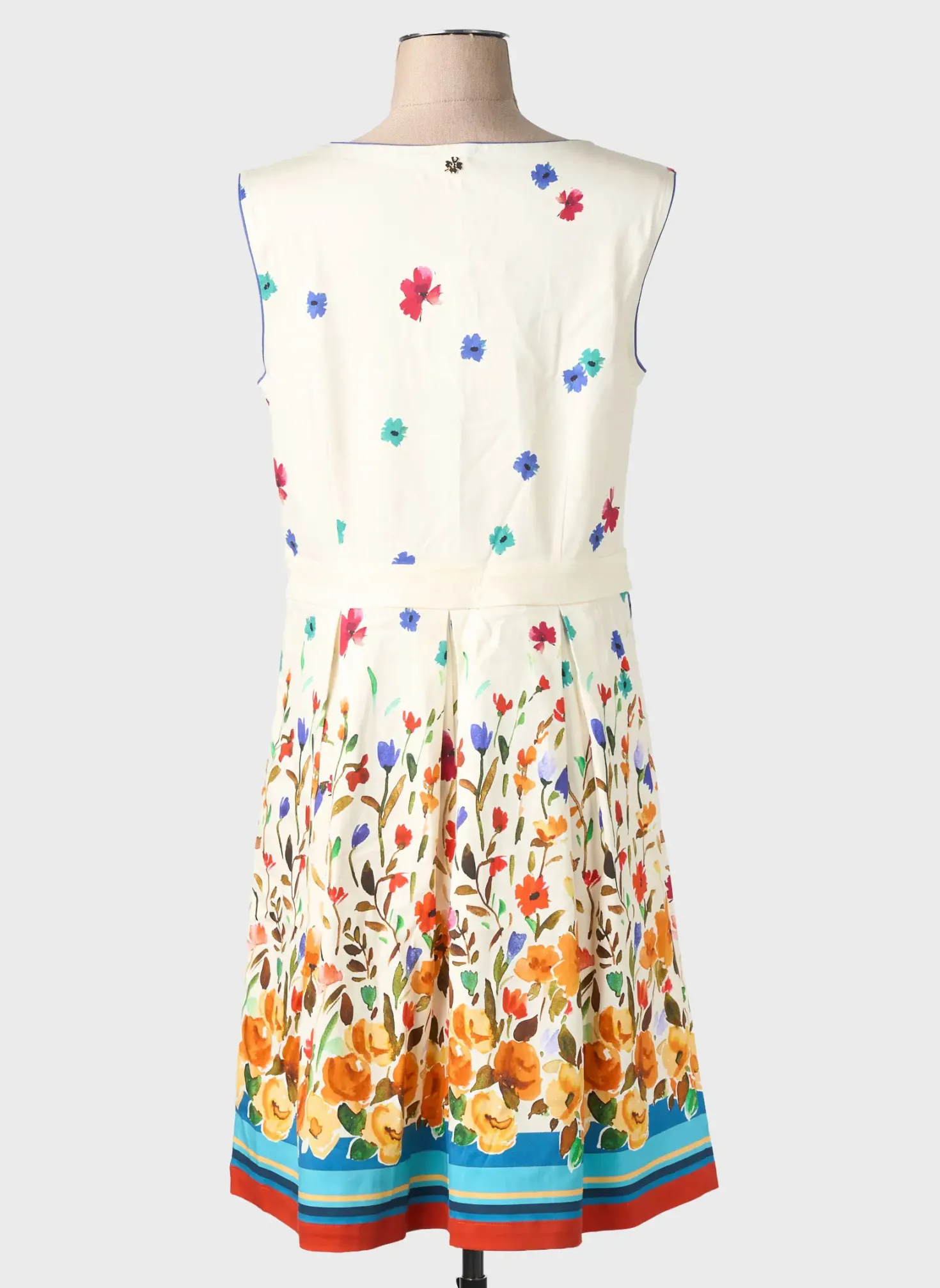 Robe Mi-longue Le Petit Baigneur Beige Sans Manche