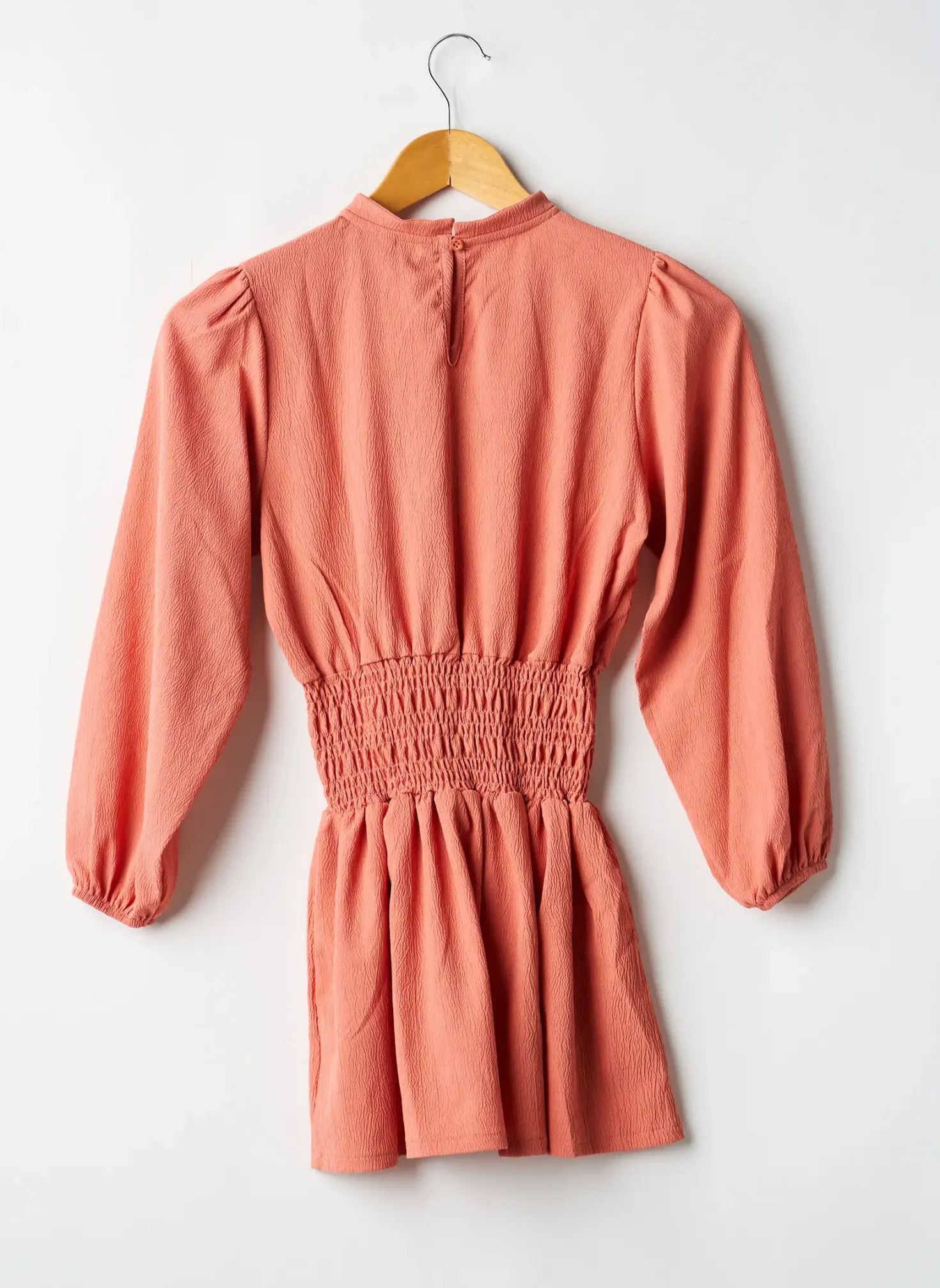 Robe Mi-longue Levv Label Rose Manches Longues