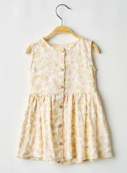 Robe Mi-longue Lpc Girls Beige Sans Manche