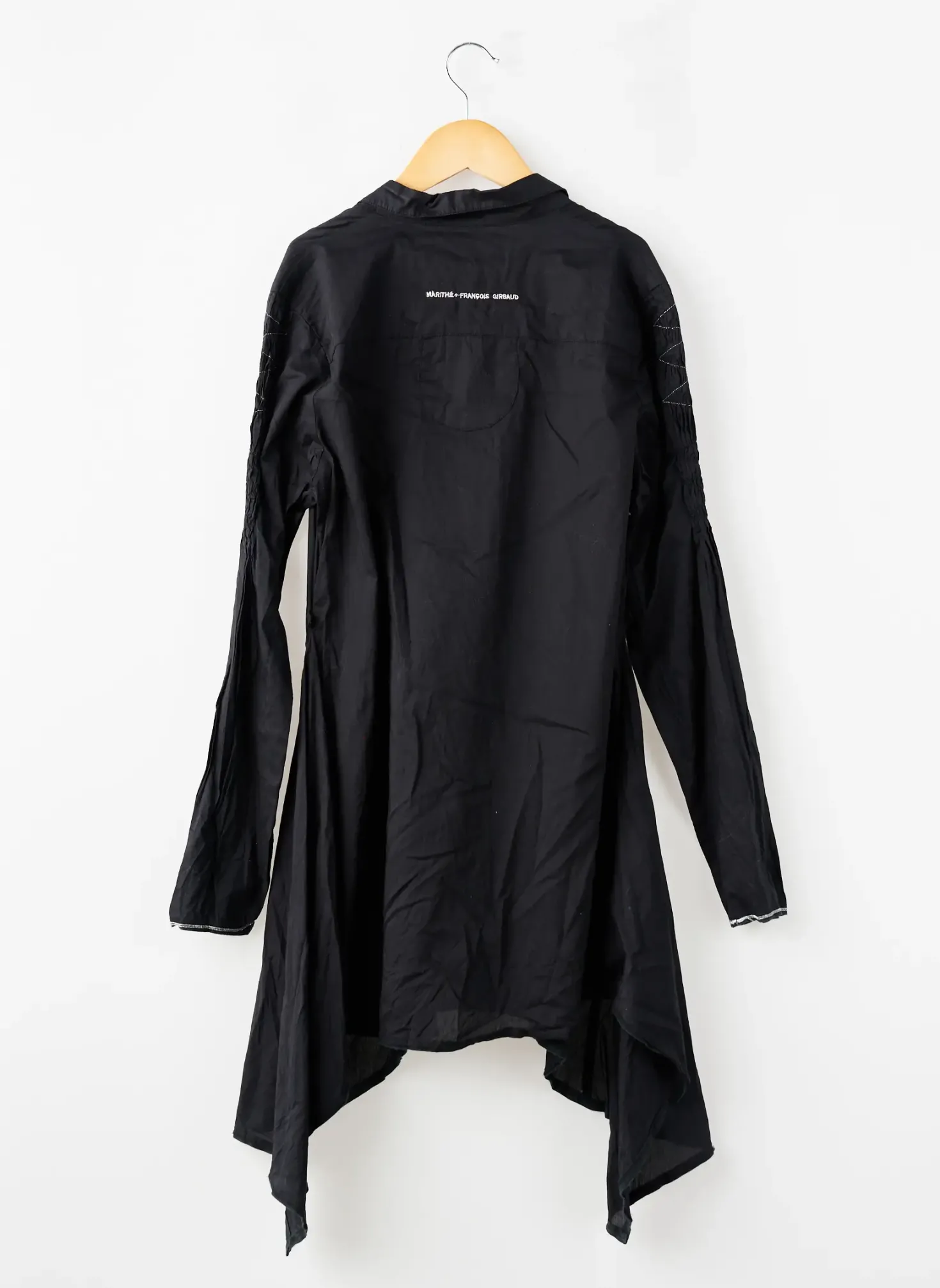 Robe Mi-longue Marithe & Francois Girbaud Noir Manches Longues