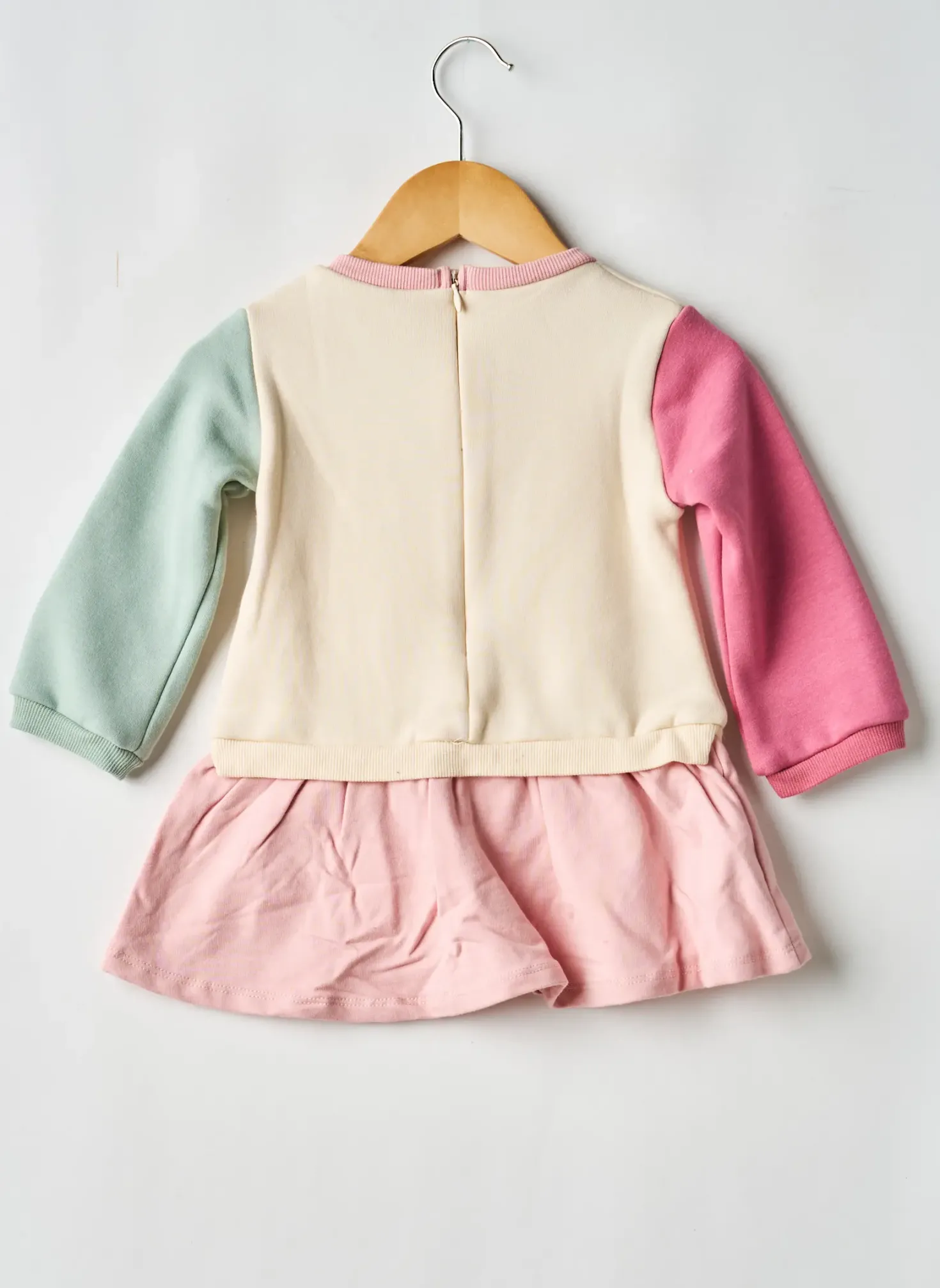 Robe Mi-longue Mayoral Beige Manches Longues