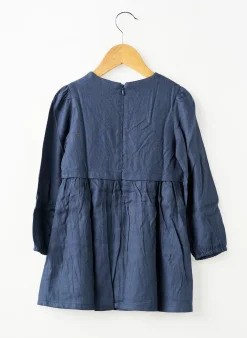 Robe Mi-longue Mayoral Bleu Manches Longues