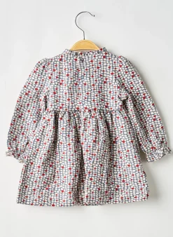 Robe Mi-longue Mayoral Bleu Manches Longues