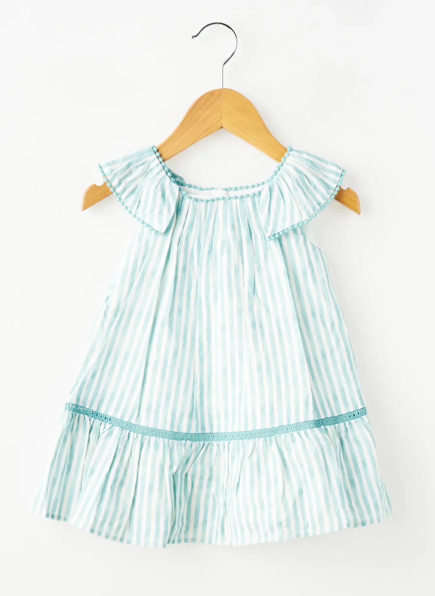 Robe Mi-longue Mayoral Bleu Sans Manche