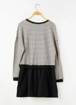 Robe Mi-longue Mayoral Noir Manches Longues