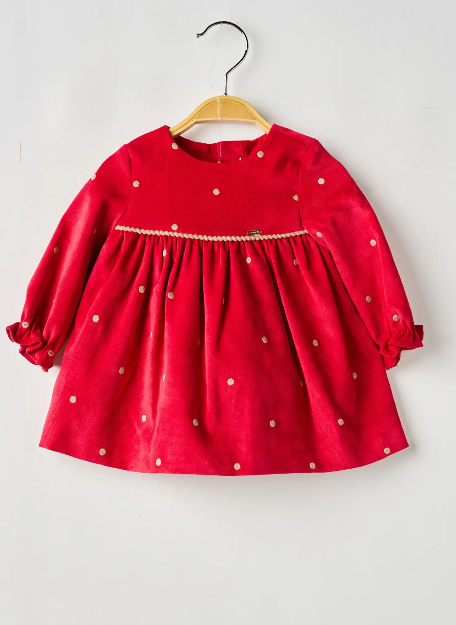 Robe Mi-longue Mayoral Rouge Manches Longues