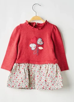Robe Mi-longue Mayoral Rouge Manches Longues