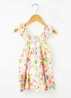 Robe Mi-longue Mayoral Vert Sans Manche