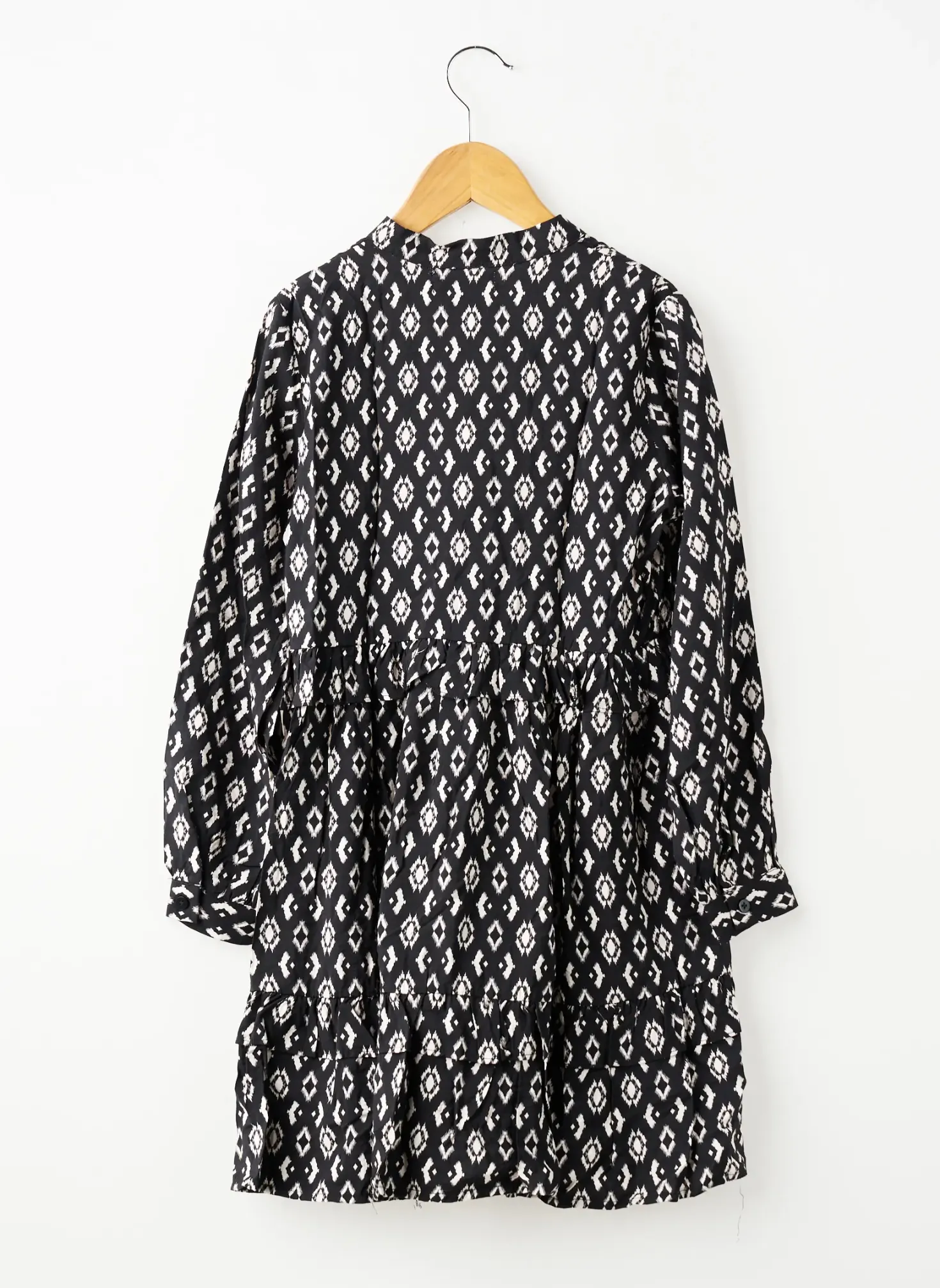 Robe Mi-longue Molly Bracken Noir Manches Longues