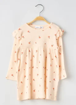 Robe Mi-longue Name It Rose Manches Longues