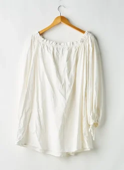 Robe Mi-longue Nasty Gal Blanc Manches Longues