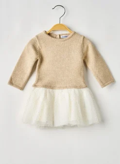 Robe Mi-longue Noukie's Or Manches Longues
