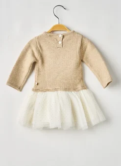 Robe Mi-longue Noukie's Or Manches Longues