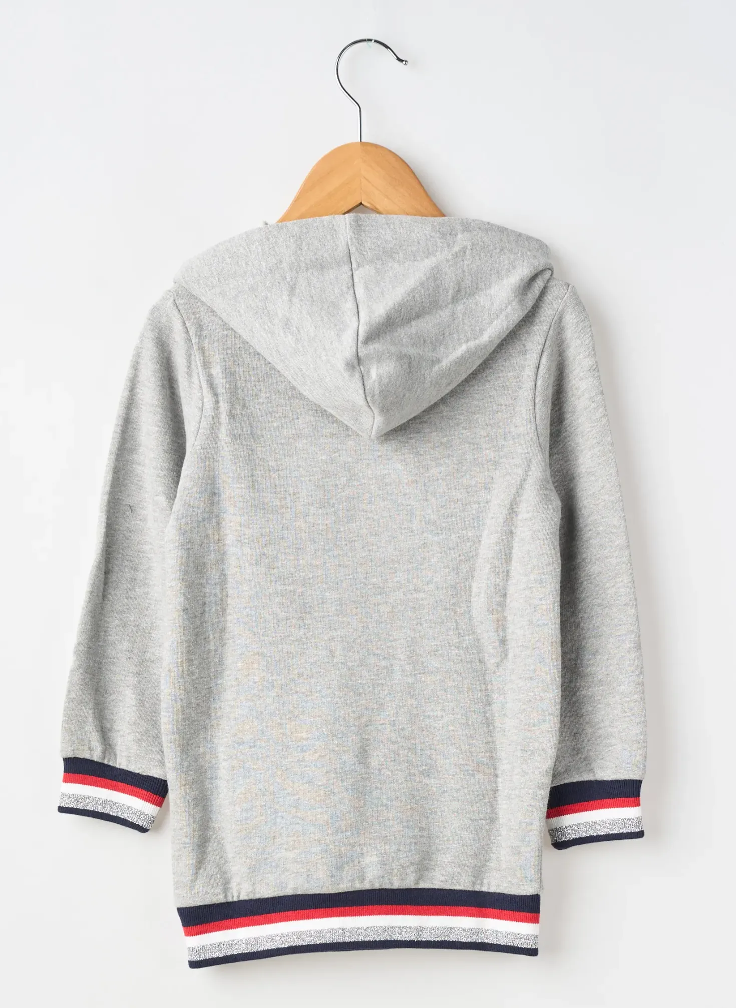 Robe Mi-longue 3 Pommes Gris Manches Longues