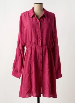 Robe Mi-longue See U Soon Rose Manches Longues