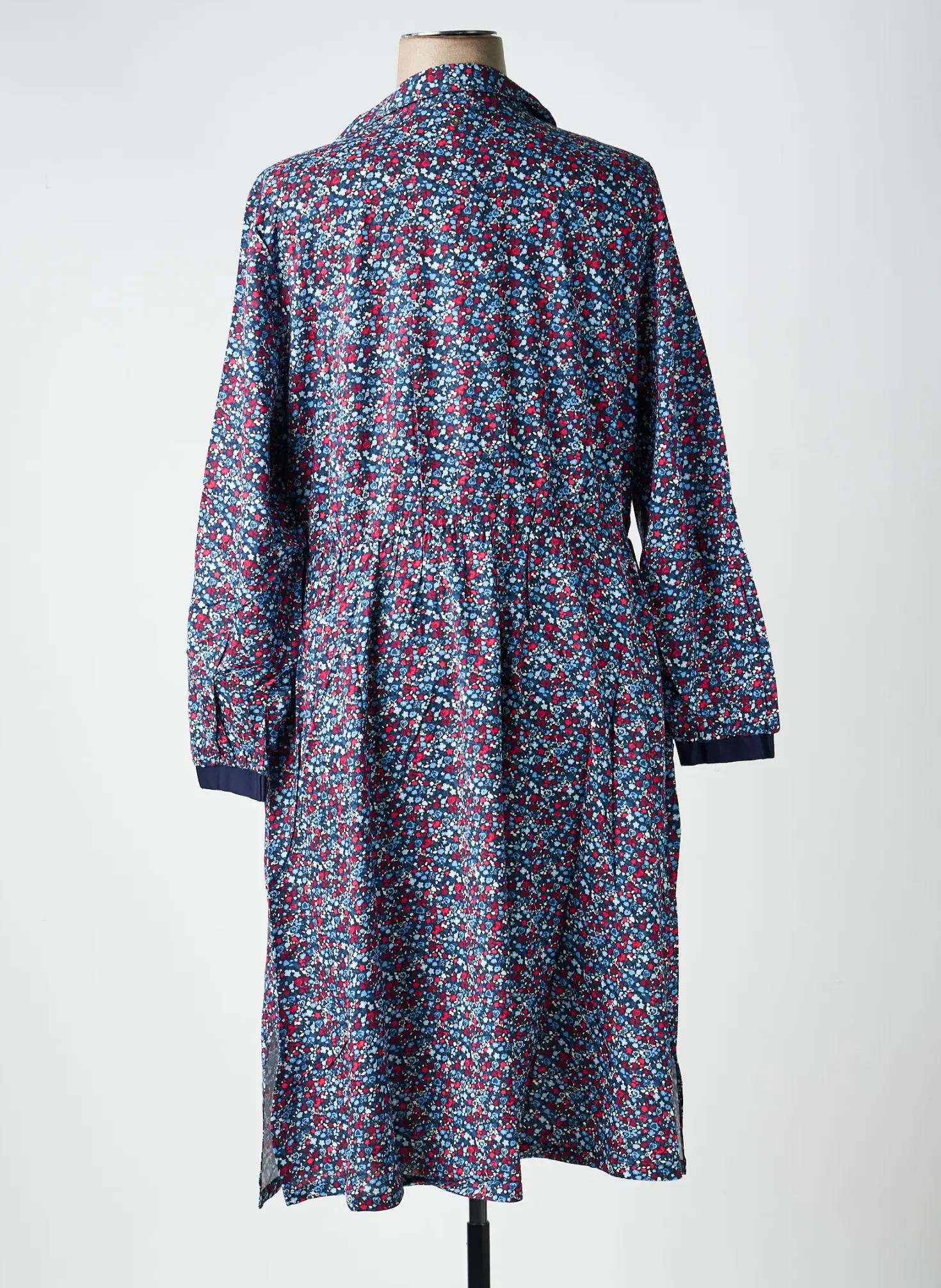Robe Mi-longue Sheego Bleu Manches Longues