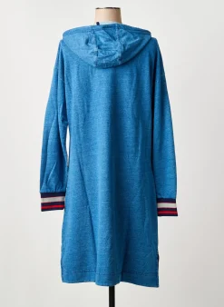 Robe Mi-longue Sheego Bleu Manches Courtes
