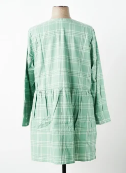 Robe Mi-longue Sheego Vert Manches Longues
