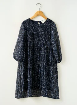 Robe Mi-longue Teddy Smith Bleu Manches Longues